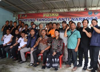 Polres Pringsewu Gencarkan Edukasi Narkoba, Kampung Tangguh Gadingrejo Timur Jadi Percontohan