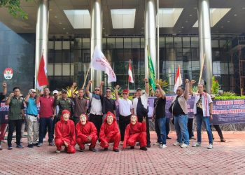 Aksi Tanpa Henti, Triga Lampung desak KPK Segera Tangkap Pelaku Korupsi di Lampung