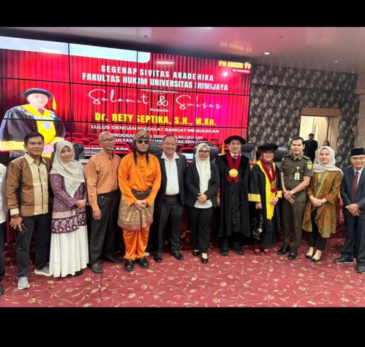 Ujian Terbuka Promosi Doktor Ilmu Hukum Atas Nama: Dr. Rety Septika SH.,M.Kn