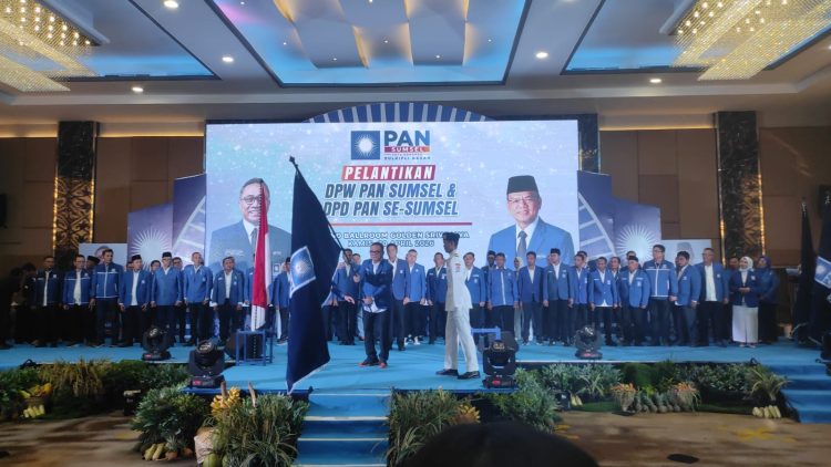 Resmi Dilantik, Pengurus PAN Sumsel Langsung Dibebani Target Tiga Besar Pemilu 2029