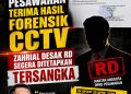 Polres Pesawaran Terima Hasil Forensik CCTV, Zahrial Desak RD Segera Ditetapkan Tersangka