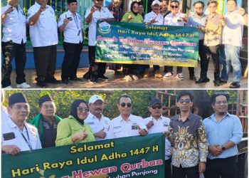 ORGANDA Pelabuhan Panjang Serahkan Bantuan Hewan Kurban kepada Masyarakat Sekitar