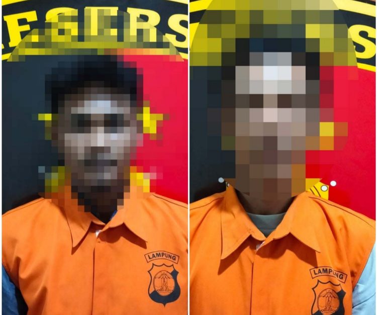 Polisi Amankan Dua Pelaku Curat di Jati Agung, Motor dan Ponsel Korban Berhasil Diselamatkan