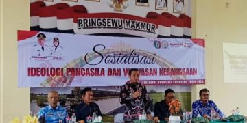 Bupati Pringsewu Buka Sosialisasi Ideologi Pancasila dan Wawasan Kebangsaan di 40 Pekon dan Kelurahan