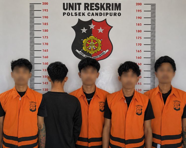 Polisi Ungkap Sindikat Pencurian Motor di Candipuro, Lima Orang Diamankan, Satu Pelaku Masih Berstatus ABH