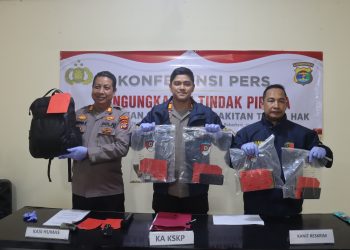 Polisi Gagalkan Pengiriman Senjata Api Rakitan ke Pulau Jawa, Penerima Paket Akui Tiga Kali Beraksi Begal di Serang