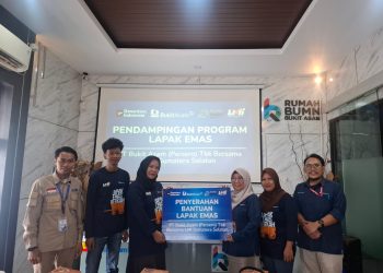 PT BUKIT ASAM (PERSERO) TBK GANDENG LMI SUMATERA SELATAN HADIRKAN PROGRAM LAPAK EMAS UNTUK TINGKATKAN KEMANDIRIAN EKONOMI MASYARAKAT