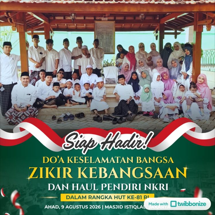 Ponpes Sabilul Hasanah Banyuasin bekerjasama dengan PW Jatma Aswaja Sumsel Berangkatkan Lima Bus Jemaah Thoriqoh dan Dzikir untuk Hadiri Zikir Kebangsaan dan Haul Pendiri NKRI di Masjid Istiqlal