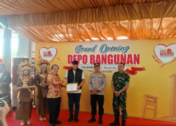 ‎Gerai ke-18 Depo Bangunan Dibuka di Palembang, Camat Sako: Investasi Ini Dorong Ekonomi dan Serap Tenaga Kerja Lokal ‎