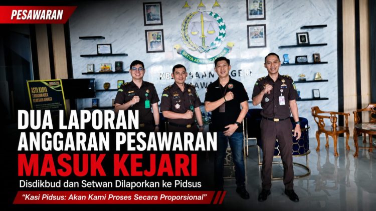 Terima Laporan Disdikbud dan Setwan, Kasi Pidsus Kejari Pesawaran: Akan Kami Proses Secara Proporsional