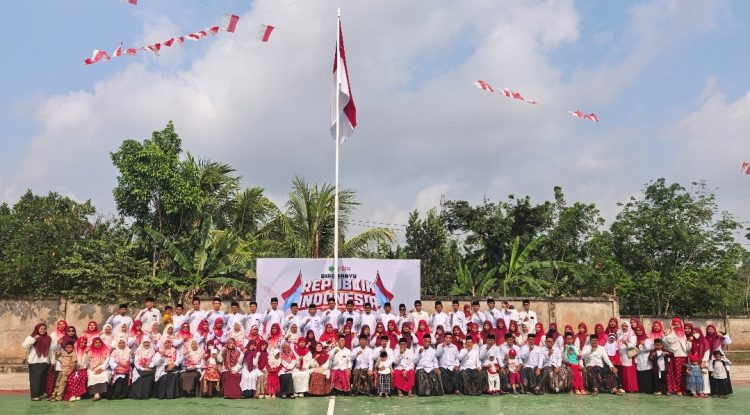 Upacara HUT Kemerdekaan RI ke-81 di Ponpes Sabilul Hasanah, Ketua Umum Yayasan Kobarkan Semangat Santri untuk Negeri 