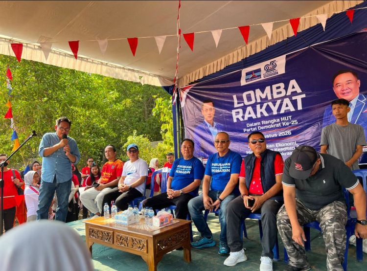 Lomba Rakyat HUT Ke-25 Partai Demokrat di Sumsel Meriah, Motor Listrik Jadi Doorprize Utama