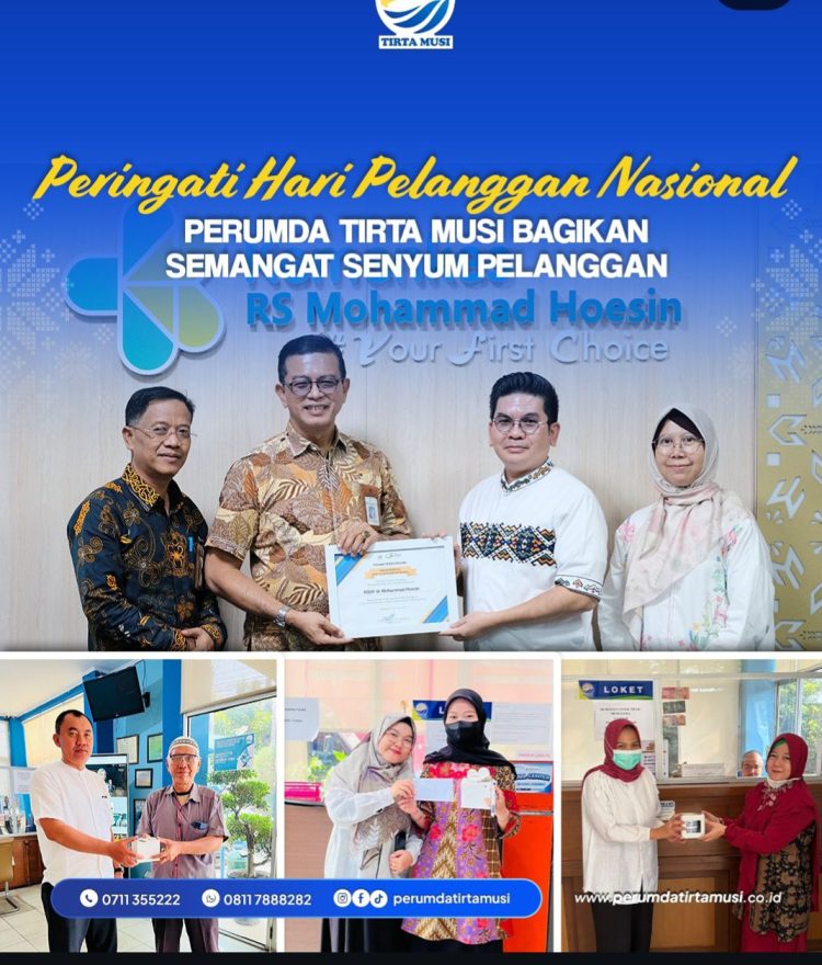 Hari Pelanggan Nasional, Perumda Tirta Musi Tebarkan Senyum dan Apresiasi untuk Pelanggan Setia