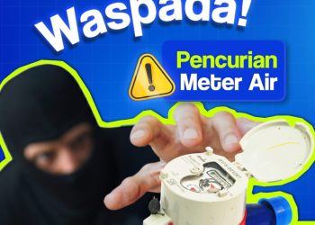 Perumda Tirta Musi Ingatkan Warga Waspada Pencurian Meter Air, Teddy: Jaga Meter, Jaga Layanan Air Bersih
