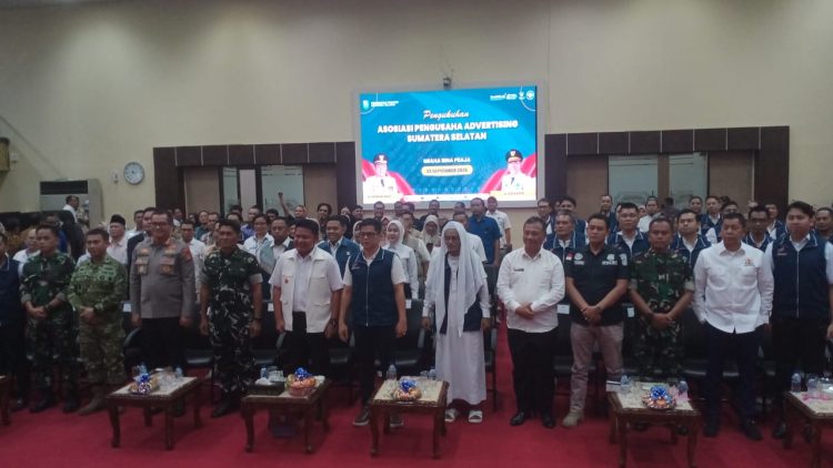 APASS Dikukuhkan Gubernur Sumsel, Herman Deru Dorong Advertising Tertib dan Angkat Kearifan Lokal