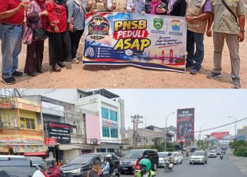PNSB Sumsel Bergerak di Tengah Kabut Asap, 5.000 Masker Dibagikan untuk Warga Palembang