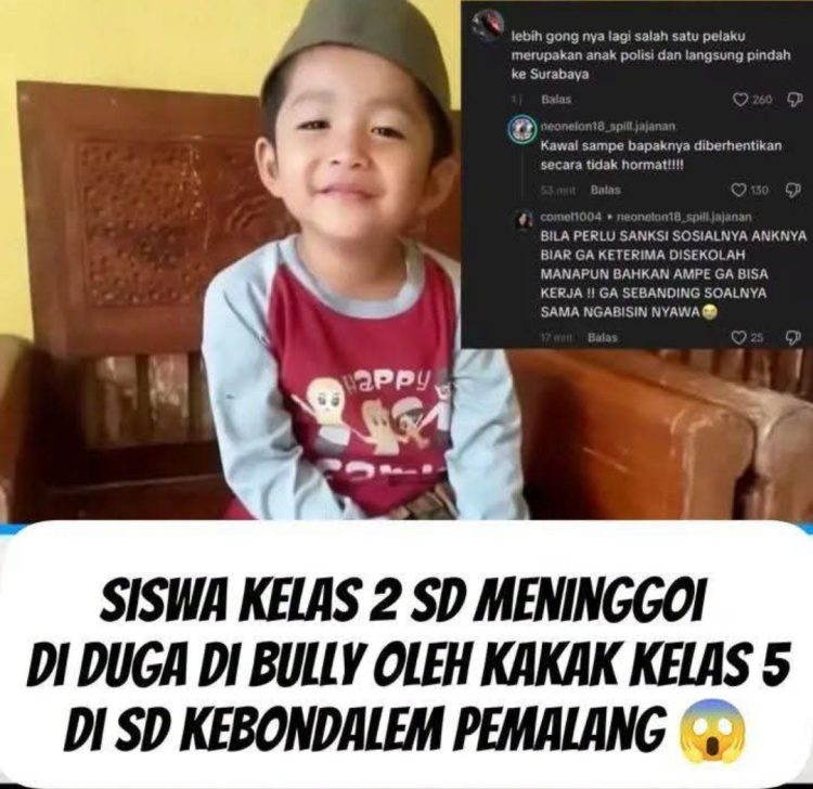 MENYAYAT HATI!!! Anak kelas 2 SD Meningg4l Diduga Dianiaya 3 Kakak Kelas — Sekolah Malah Tutup Mulut