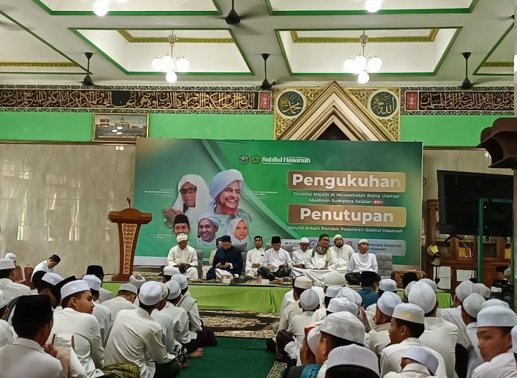 Perkuat Silaturahmi Ulama, Struktur Majelis Al-Muwasholah Sumsel Dikukuhkan di Ponpes Sabilul Hasanah