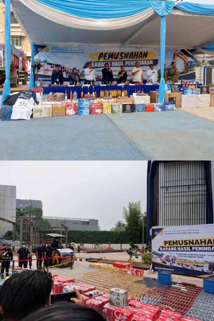 PULUHAN JUTA ROKOK ILEGAL DIMUSNAHKAN, BEA CUKAI SUMBAGTIM SELAMATKAN POTENSI KERUGIAN NEGARA Rp 20,56 MILYAR
